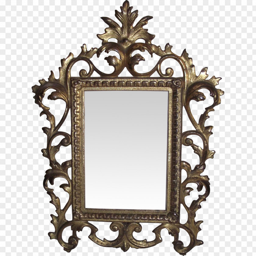 Mirror Picture Frames Rococo Gilding Baroque PNG