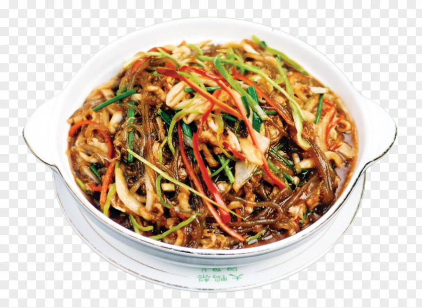 Ru Powder Pickled Pork Chow Mein Lo Chinese Cuisine Yakisoba Fried Noodles PNG