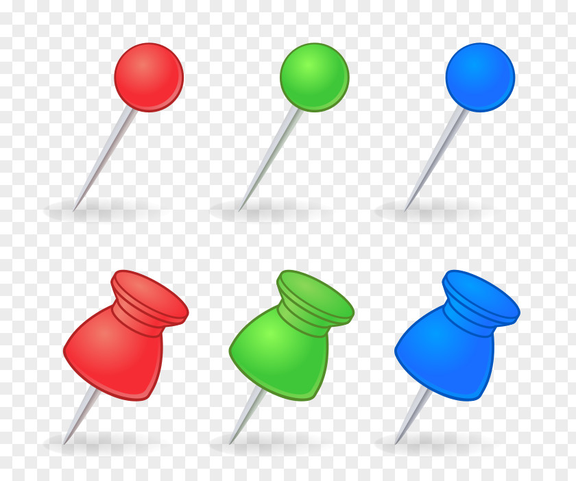 Six Pin Drawing Clip Art PNG