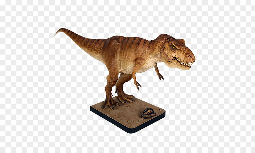 Tyrannosaurus Velociraptor Jurassic Park John Hammond Statue Film PNG