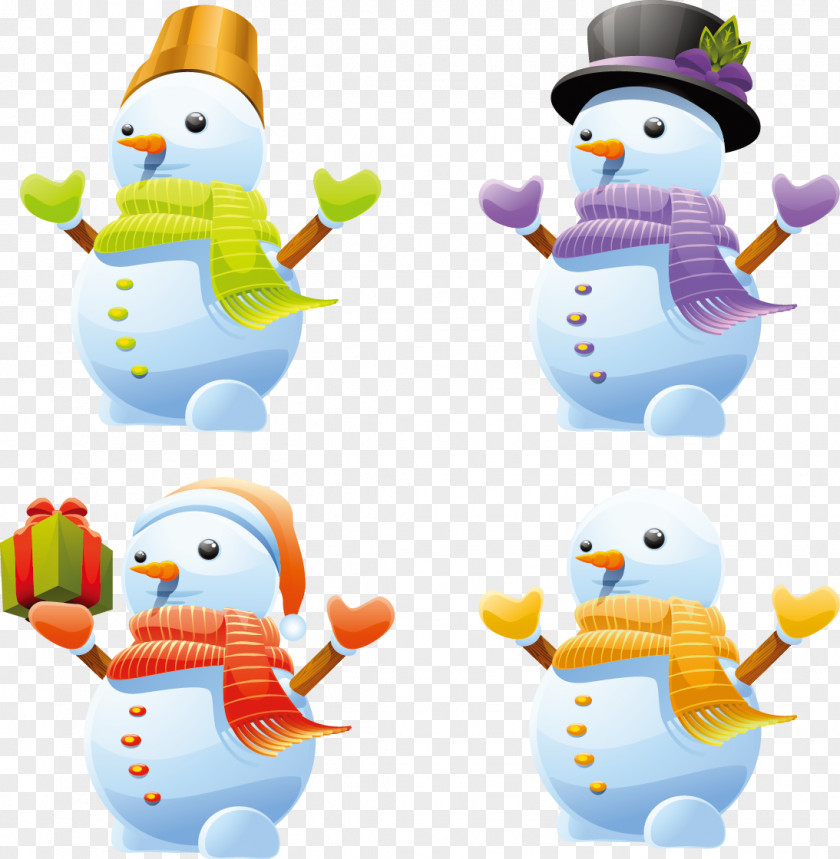 Vector Snowman Euclidean Clip Art PNG