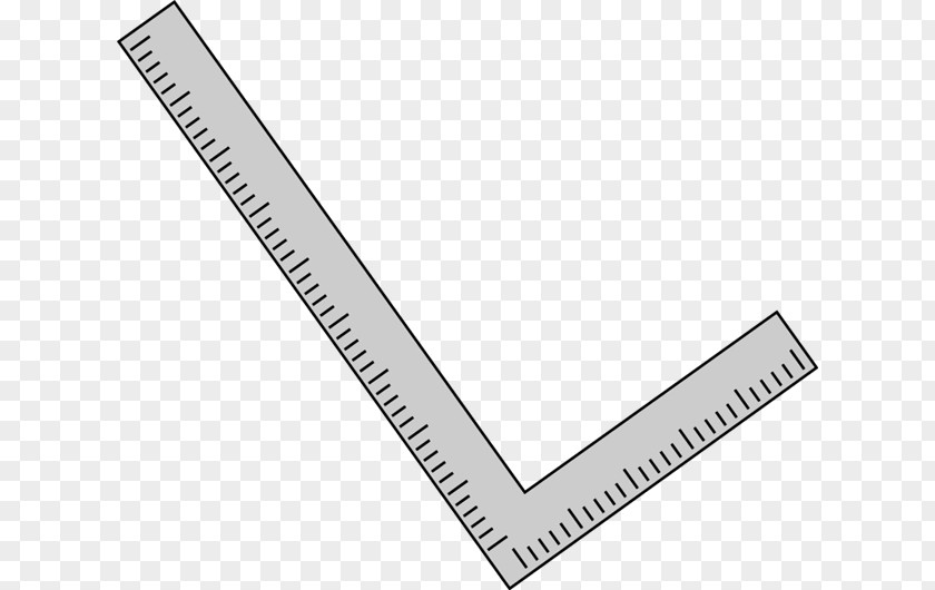 Angle Ruler Steel Square Point PNG