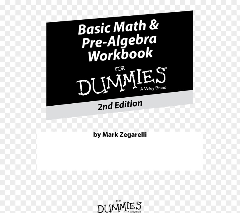 Book Basic Math And Pre-Algebra For Dummies Workbook Anatomy & Physiology Bookkeeping PNG