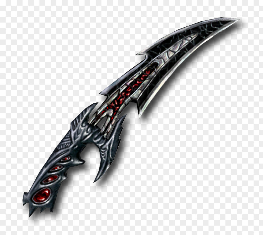 Dagger Weapon The Twelve Book Red & White PNG