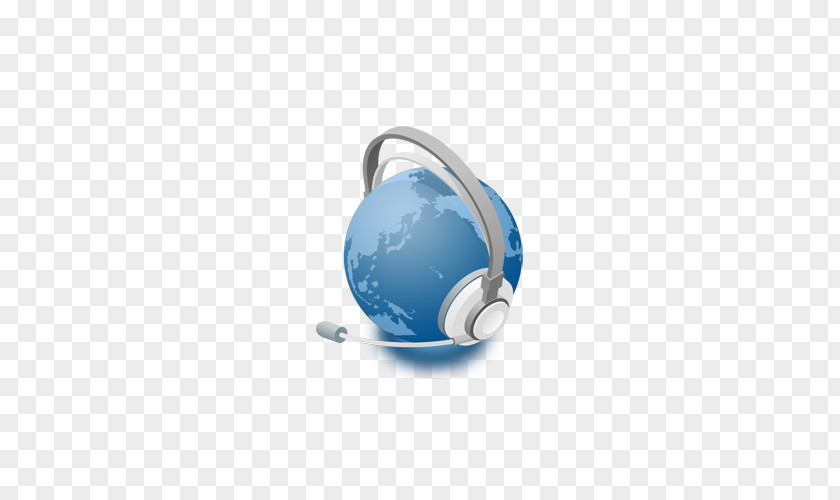 Earth Wearing Headphones Telephone Mobile Phone Email Telephony Computing PNG