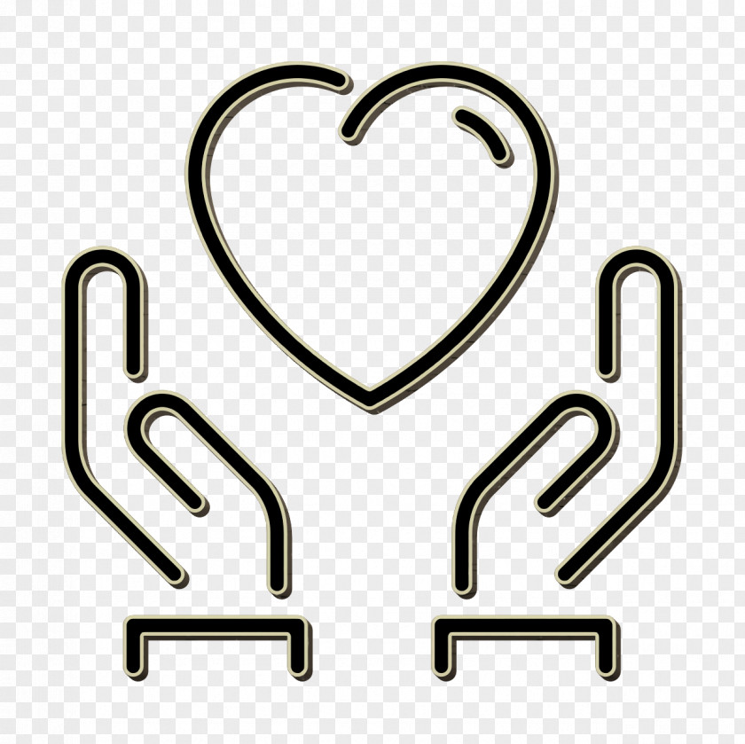 Heart Icon Donation NGO PNG