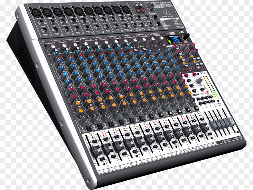 Microphone Behringer Xenyx X2442USB Audio Mixers PNG