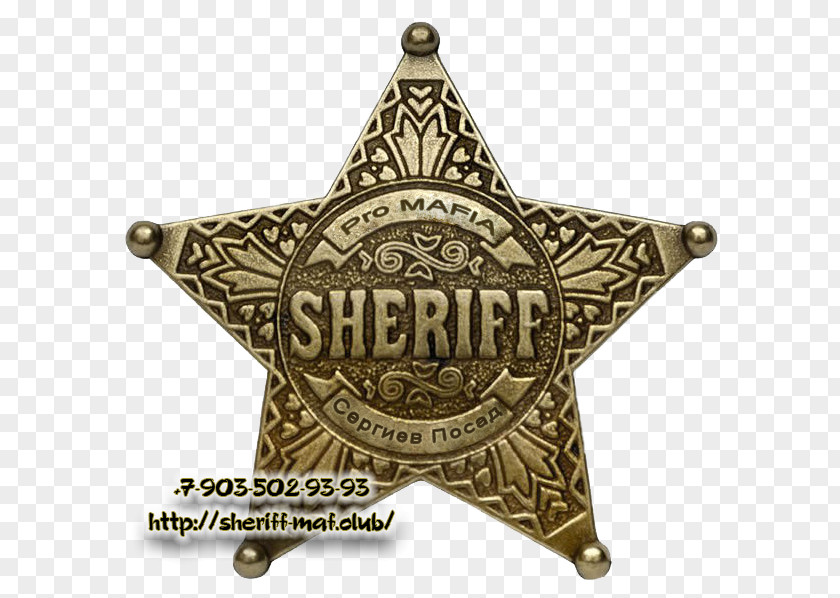 Sheriff Badge American Frontier Police United States Marshals Service PNG
