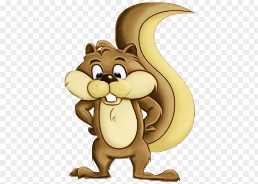 Beaver Animation Cartoon Squirrel Animal Figure PNG