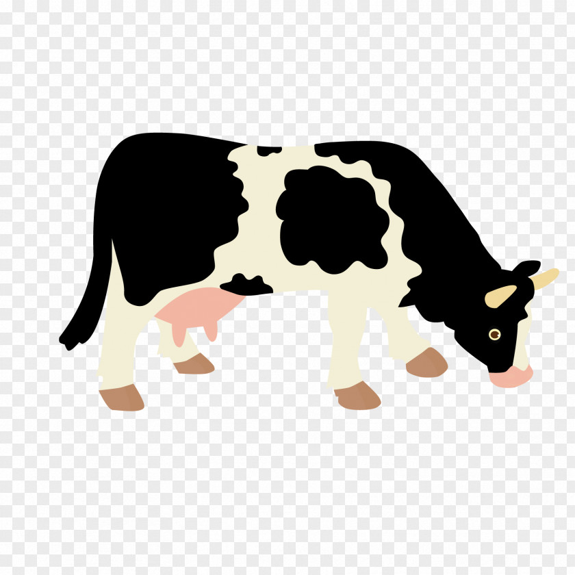 Cow Vector Holstein Friesian Cattle Beef Dairy PNG