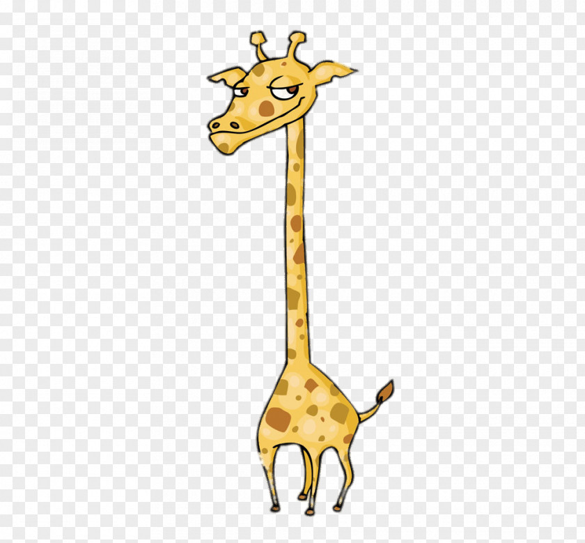 Despise Deer Giraffe Cartoon PNG