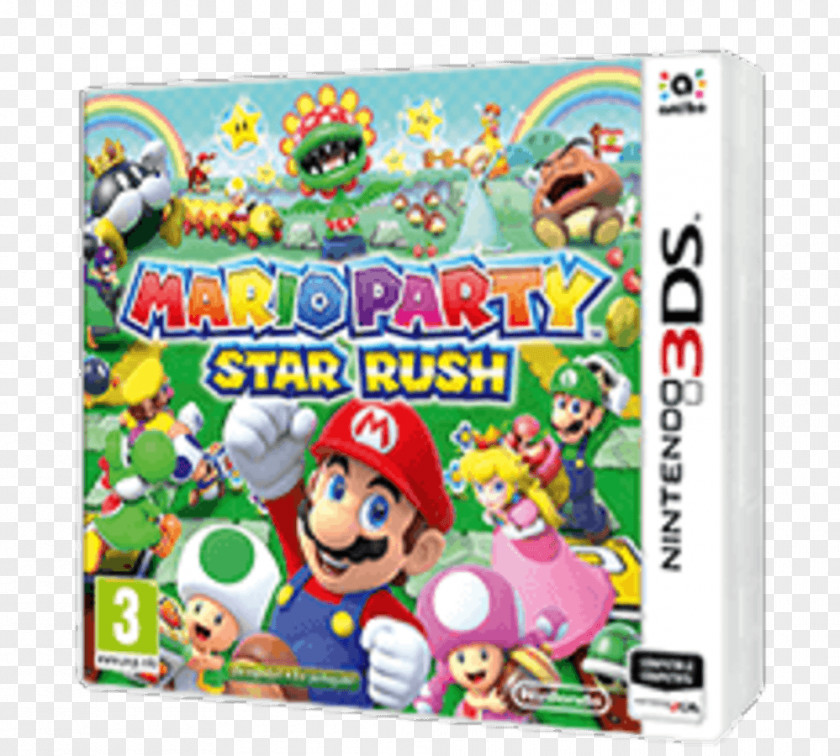 Nintendo Mario Party Star Rush Super 3D Land Bros. Wii U PNG