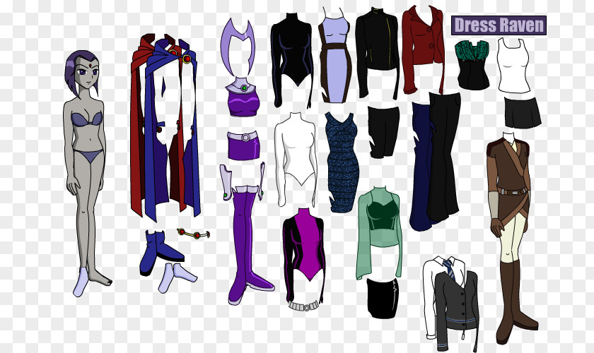 Tokyo Ravens Starfire Raven Robin Clothing Teen Titans PNG