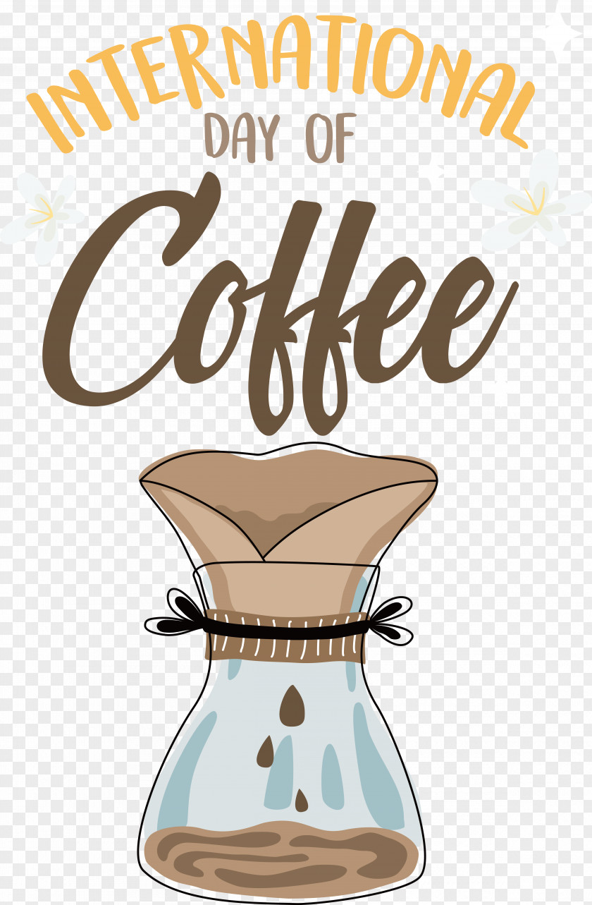 Cartoon Logo Text Cup PNG