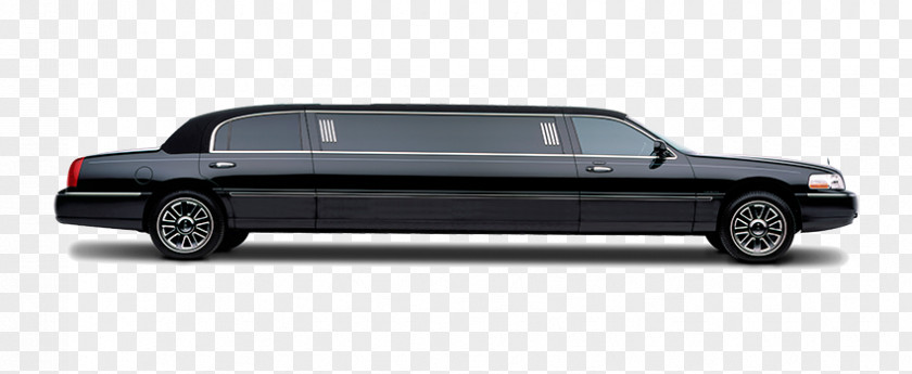 Limo Limousine Lincoln Town Car Taxi Bus PNG