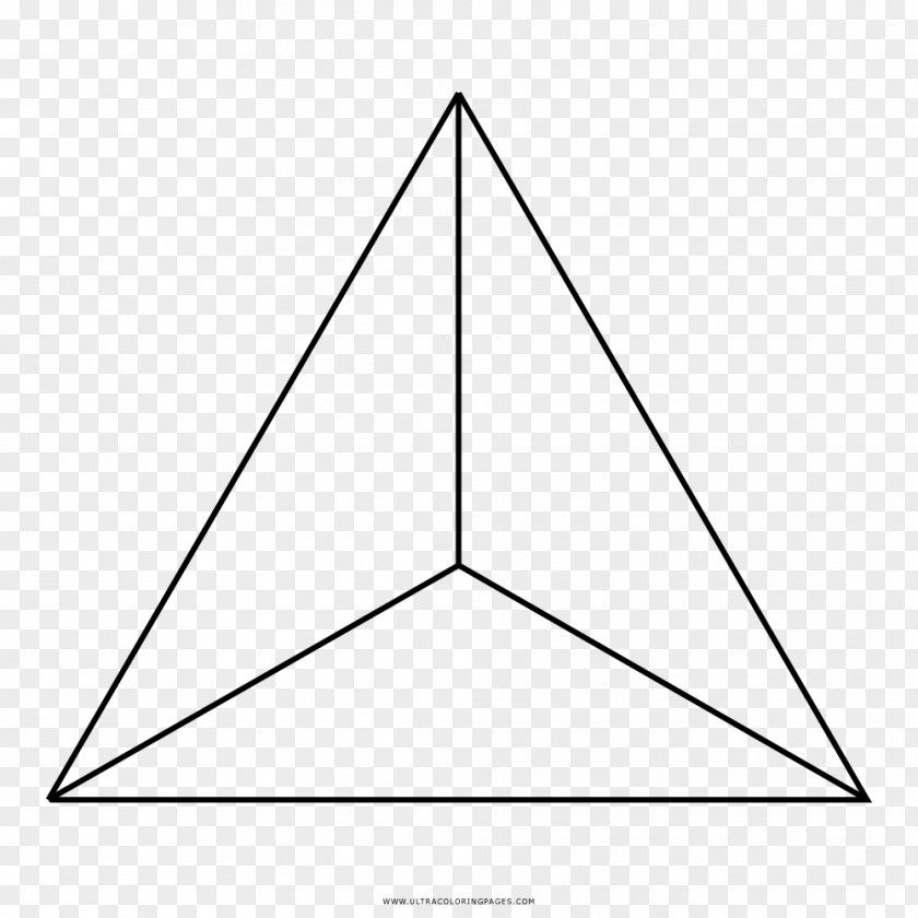 Page Flip Tetrahedron Triangle Drawing Coloring Book PNG