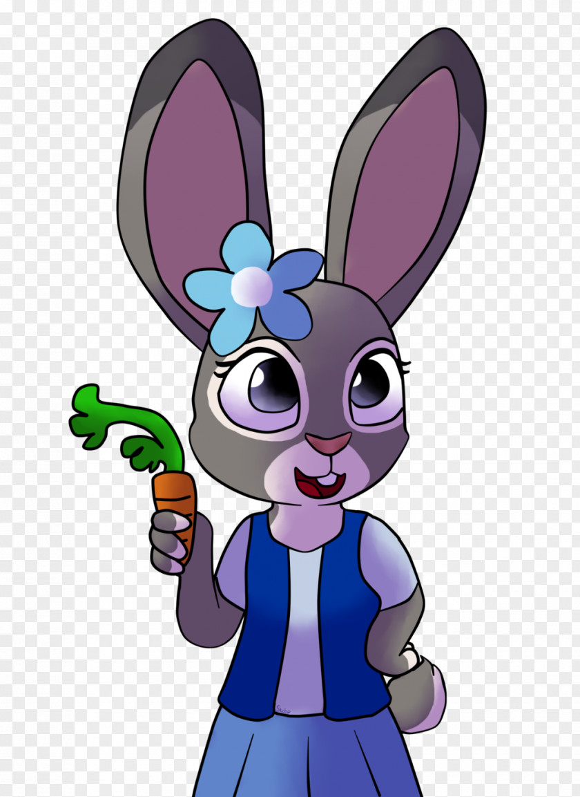 Watercolor Bunny Easter Hare Lt. Judy Hopps Art Rabbit PNG