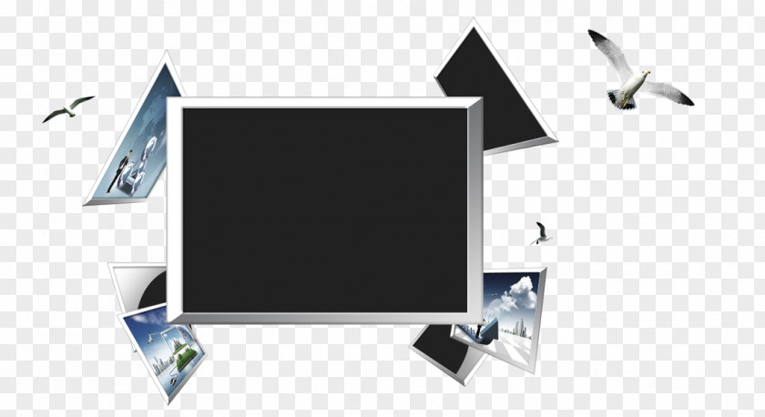 Free 3D TV Projector Pull Material Television Film Computer Graphics PNG