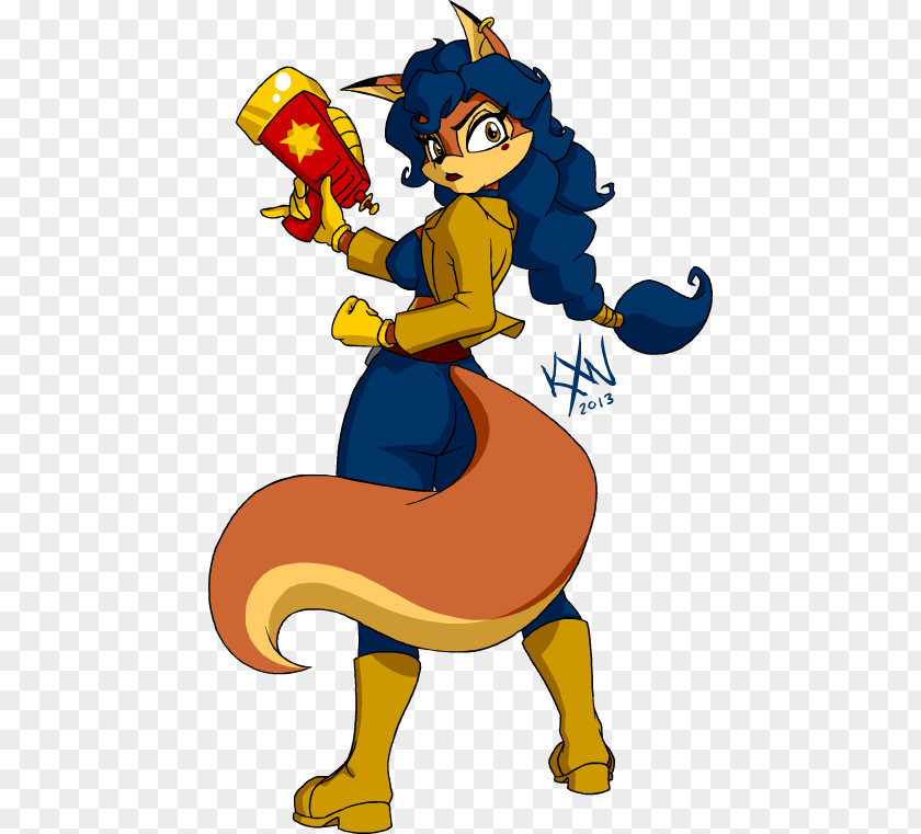 Sly Cooper And The Thievius Raccoonus Video Game Inspector Carmelita Fox Clip Art PNG