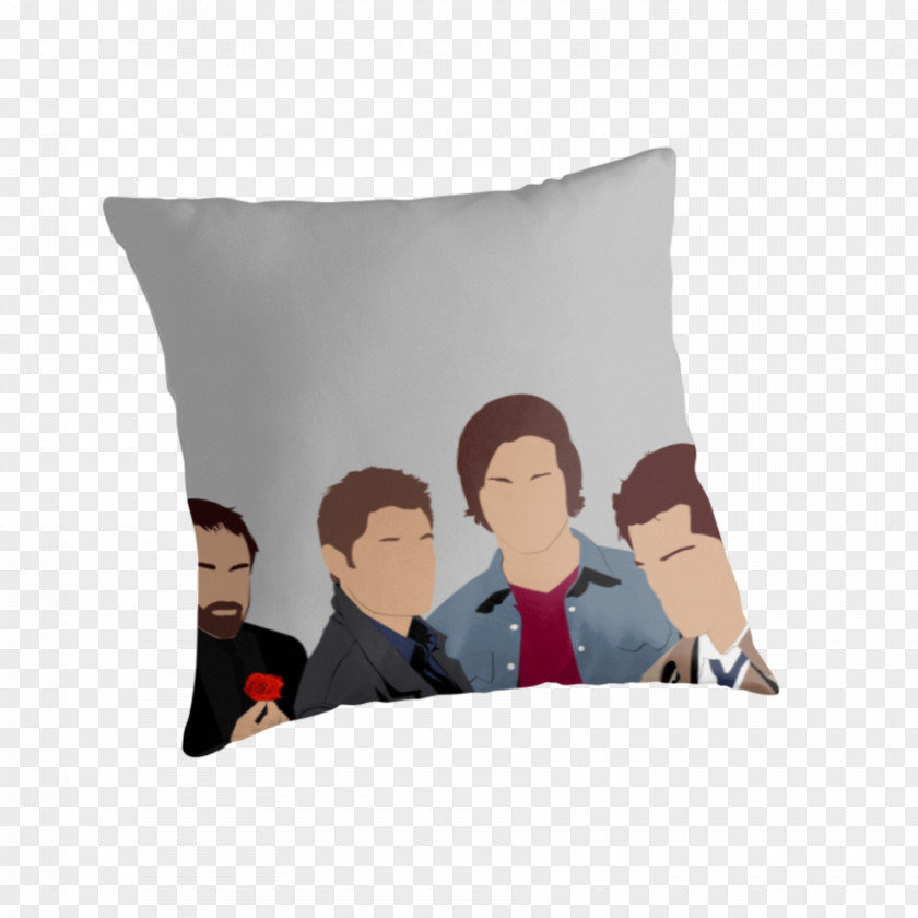 Supernatural Laptop Skins Crowley Sam Winchester Dean Castiel Pillow PNG