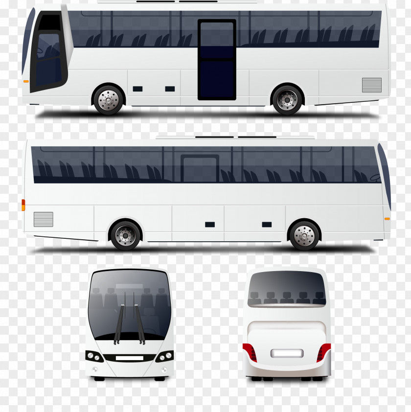 Vector Bus Mockup Royalty-free Illustration PNG