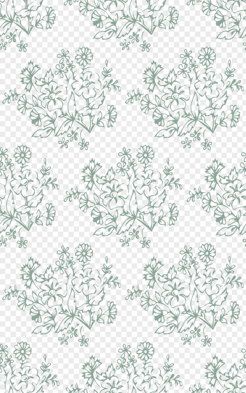 Vector Flowers Background Design Black And White Pattern PNG