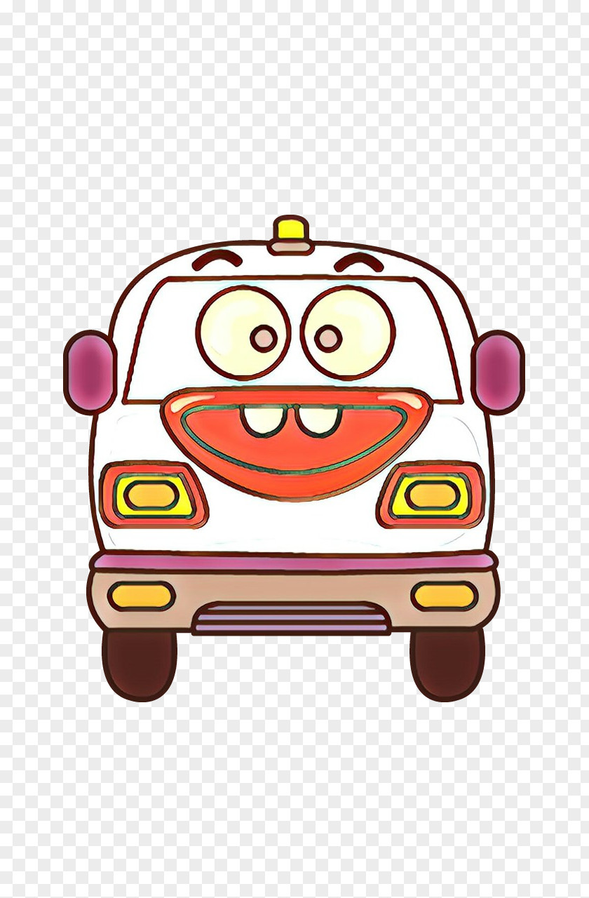 Vehicle Compact Car Cartoon Pink Line Clip Art Smile PNG