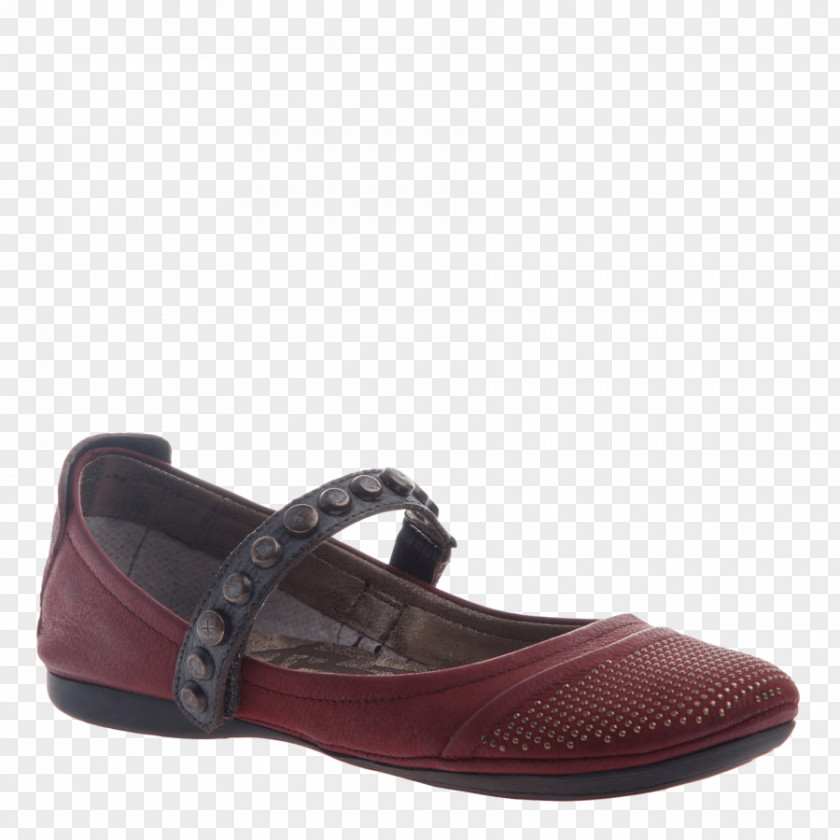 Wine Slip-on Shoe Ballet Flat Leather PNG