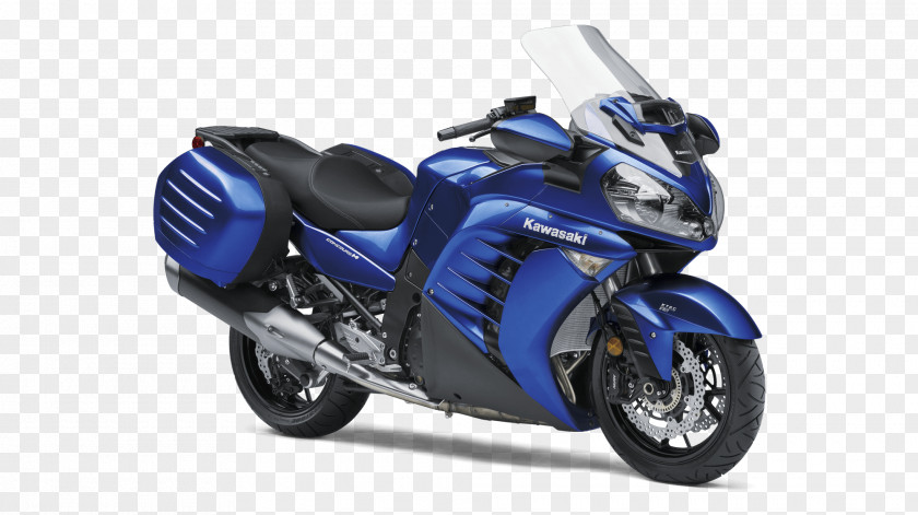 Blue Motorcycle Kawasaki 1400GTR Motorcycles Ninja ZX-14 Concours PNG