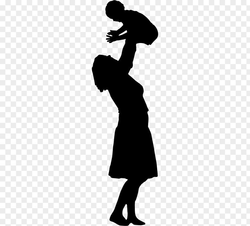 Child Mother Silhouette Clip Art PNG