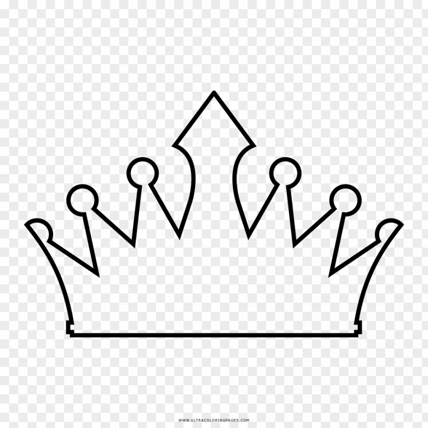 Crown Coloring Book Drawing PNG