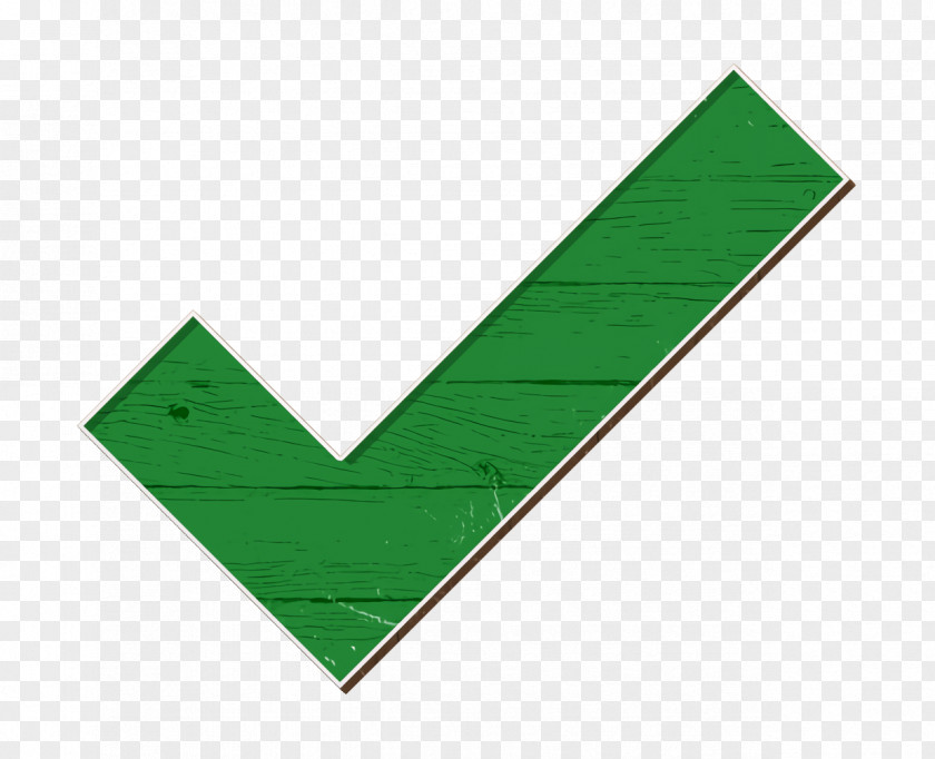 Triangle Art Paper Check Icon Correct Mark PNG