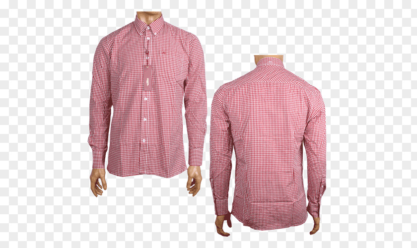 Button Down Hemd Dress Shirt Pink M Blouse RTV Tartan PNG
