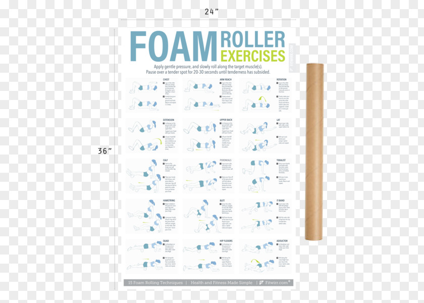 Fitness Posters Fascia Training Exercise Balls Stretching Human Back PNG