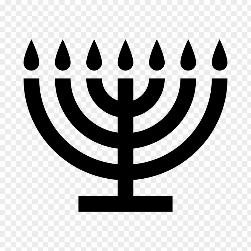 Symbol Menorah Hanukkah Temple In Jerusalem Religion PNG