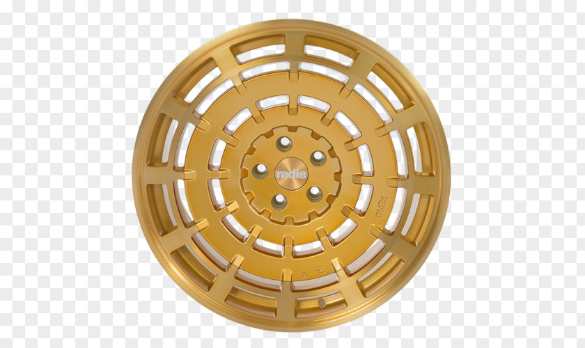 Brass Radi8 Wheels USA Autofelge Material PNG