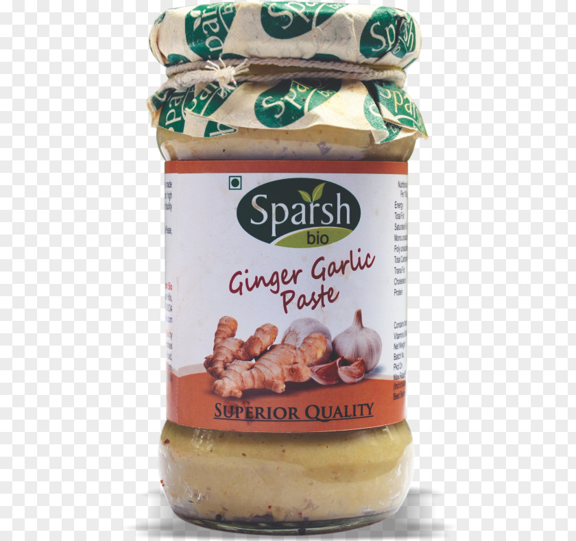 Ginger Garlic Condiment Flavor PNG