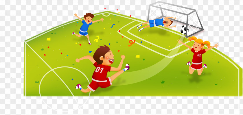 Vector Football Player Pitch Game PNG