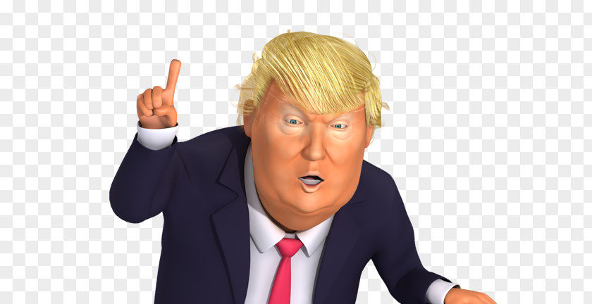 3d Model Donald Trump United States The Apprentice Caricature Cartoon PNG