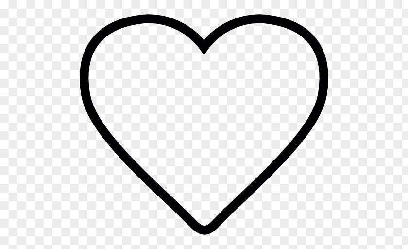 Heart Coloring Book Shape PNG