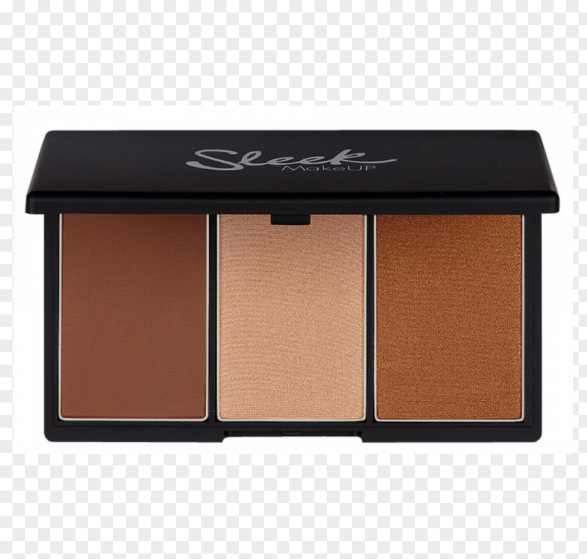 Sleek Rouge Cosmetics Face Powder Contouring Eye Shadow PNG