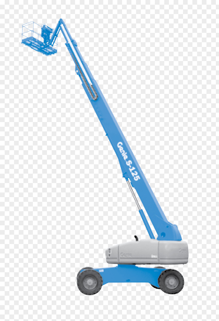 Telescopic Aerial Work Platform Elevator Genie Handler United Rentals PNG