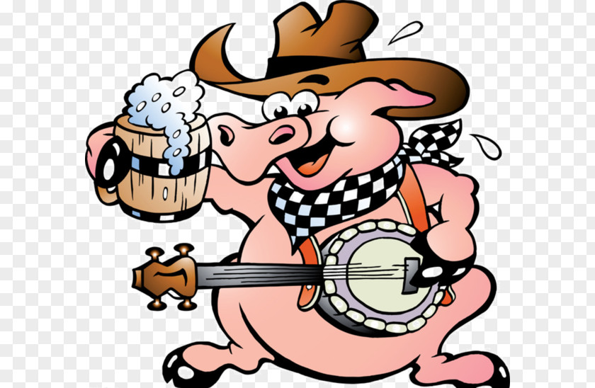 Violin Piggy Domestic Pig Cartoon Drawing Clip Art PNG