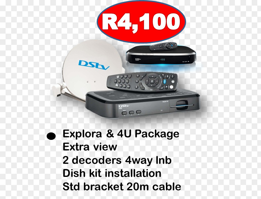 DStv Television Antenna Low-noise Block Downconverter Single Cable Distribution PNG