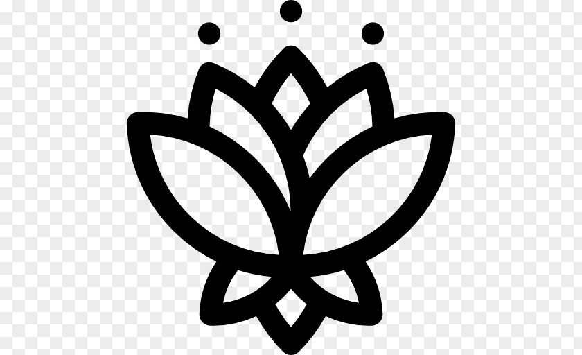 Oriental Yoga Symbol Lotus Position PNG