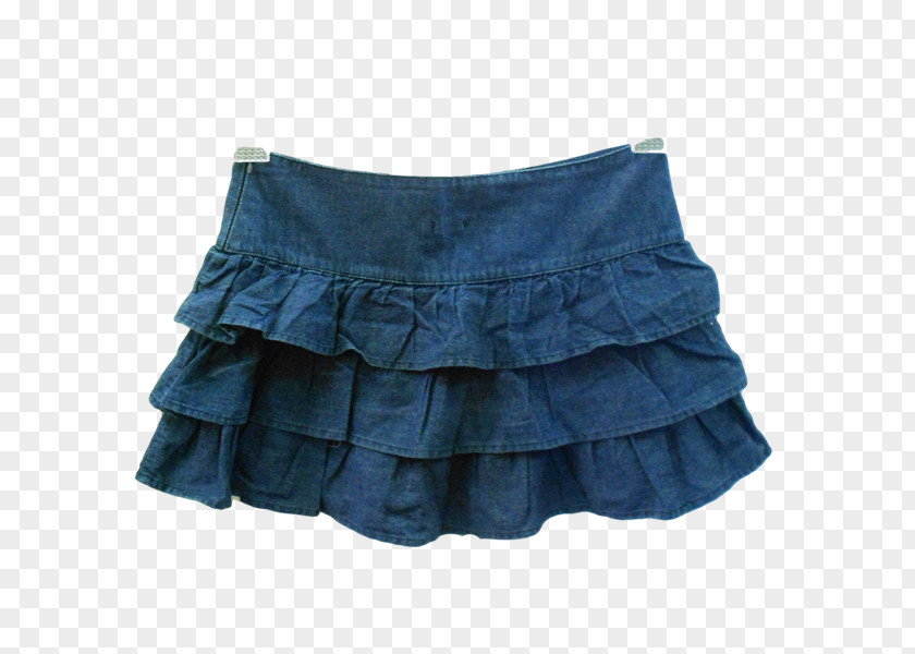 Saia Havaiana Skirt Denim Jeans Ruffle Shorts PNG