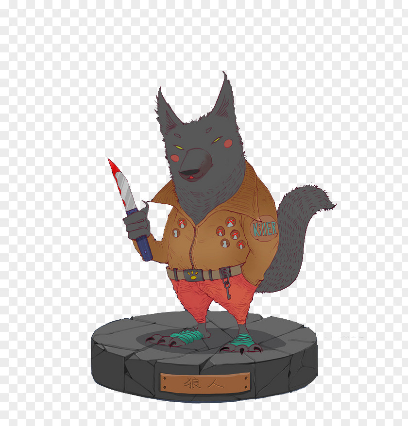 The Werewolf Killed Design Werewolves Of Millers Hollow Gray Wolf PNG