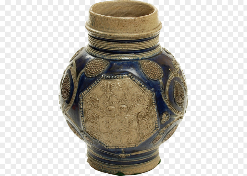 Vase Cobalt Blue Pottery PNG