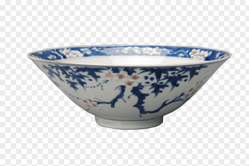Artwork Jingdezhen Blue And White Pottery Ceramic Bowl Porcelain PNG