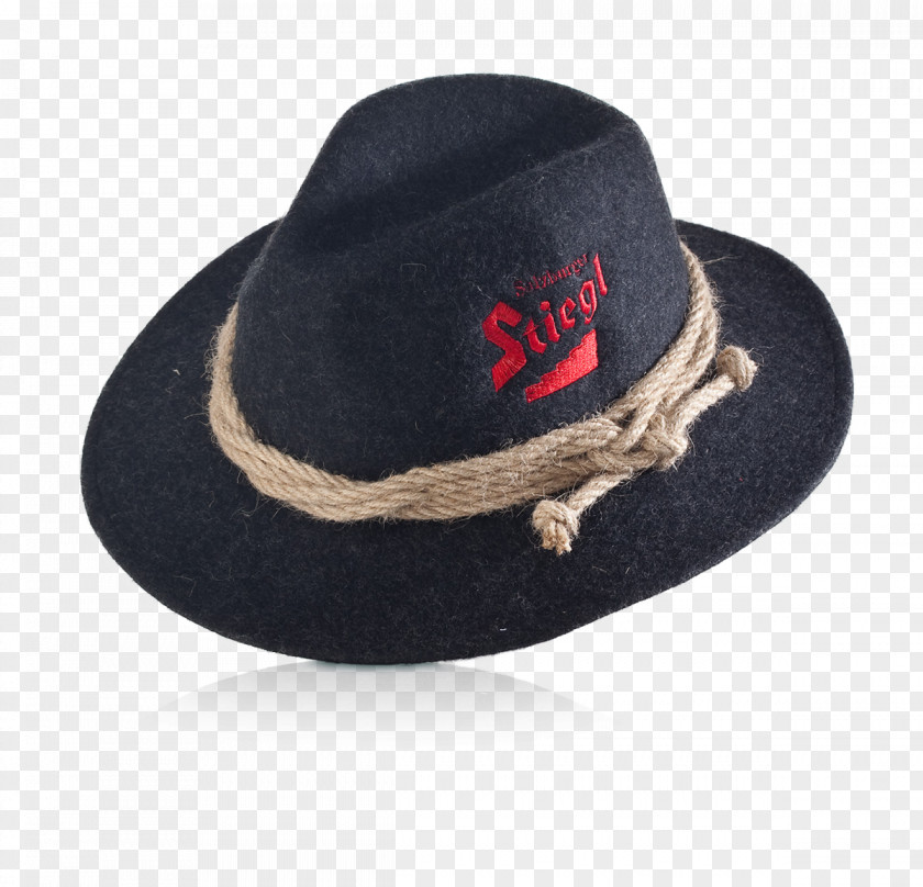 Boutique Card Fedora Stiegl Beer Straw Hat PNG
